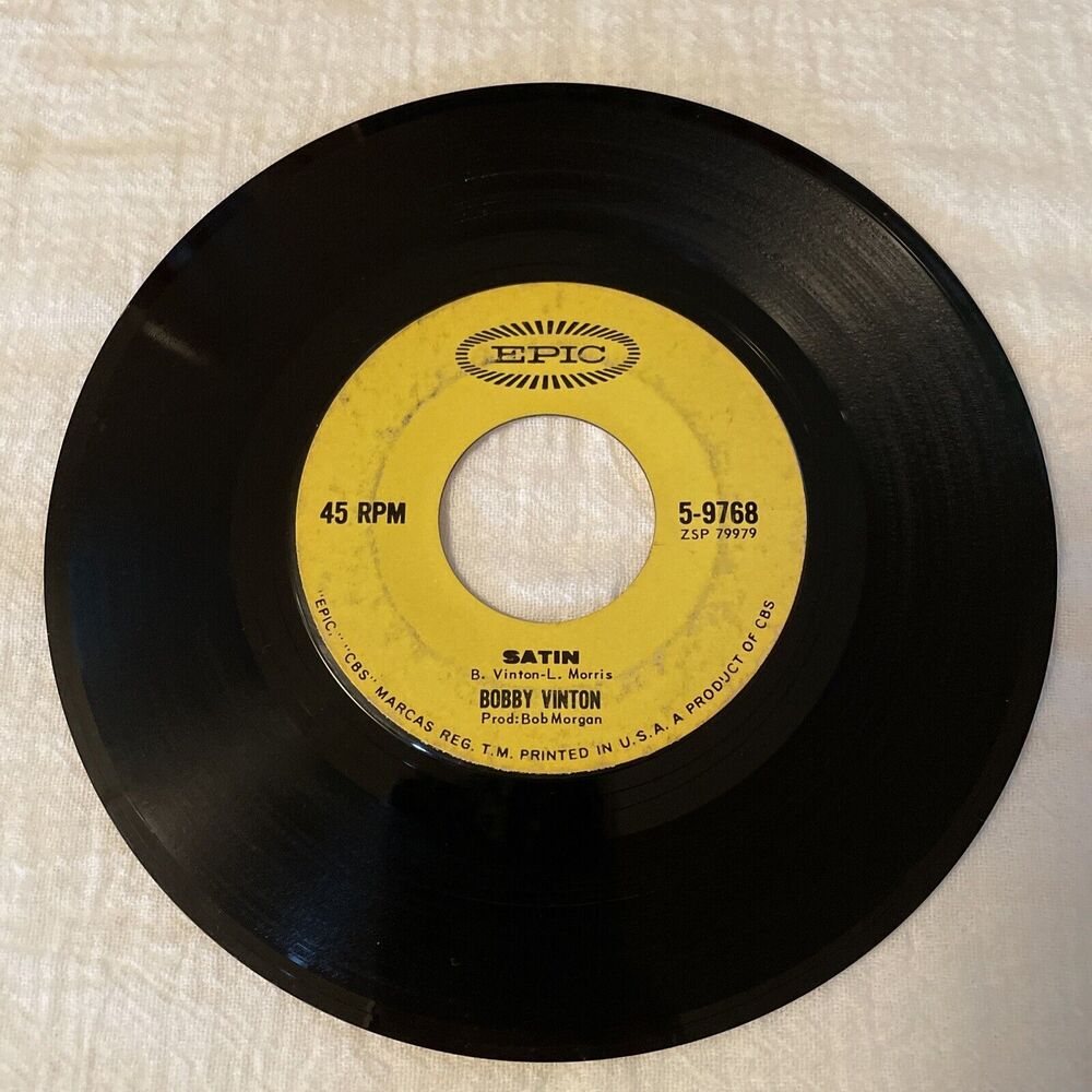 Bobby Vinton Long Lonely Nights/Satin 45RPM 1964 Epic